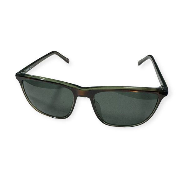 Fossil Havana Green Rectangle Sunglasses FOS3135 145mm Dark Green Lenses w/ Case main image 4